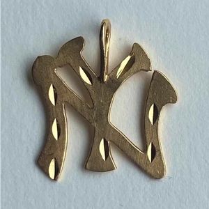 14k Yankees Pendant